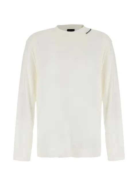 Emporio Armani logo-embroidered long-sleeve T-shirt White EM006771AF13721