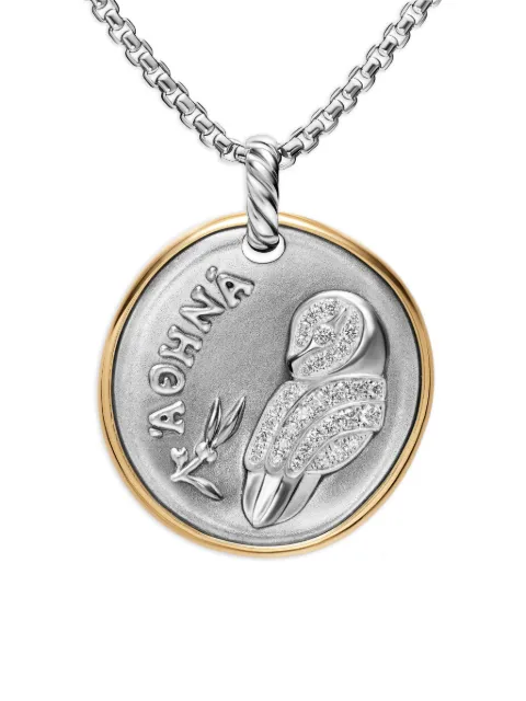 David Yurman Athena medallion amulet Silver D19045DS4ADI