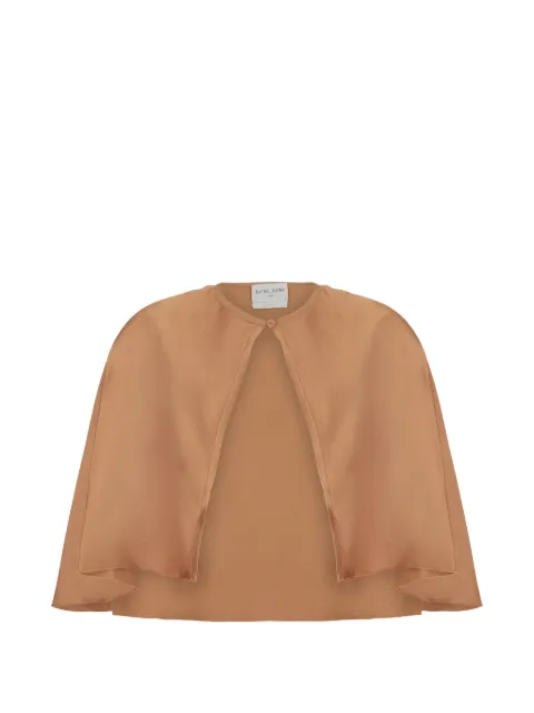 Forte Forte Envers cape Neutrals 15065MYSCARF