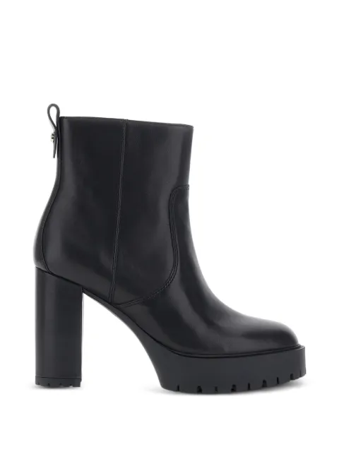 PINKO Clara platform block-heel ankle boots Black SD0577P001