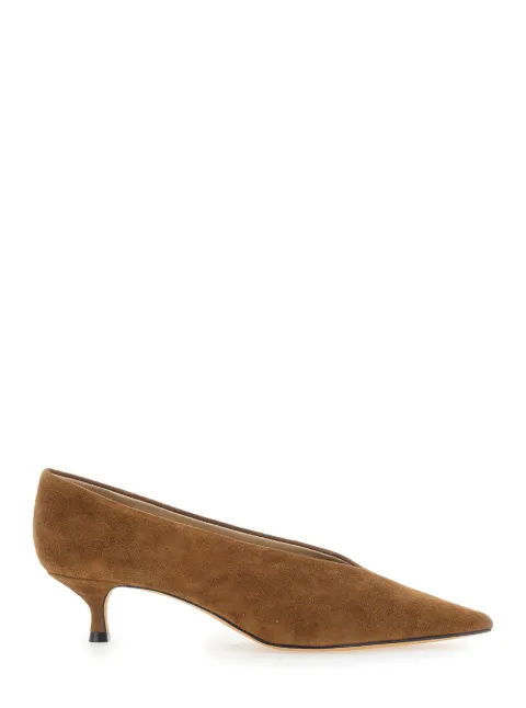 Le Monde Beryl suede pointed-toe pumps Brown BKTSUEMOK