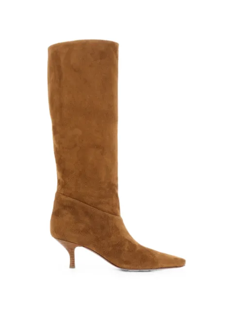Paris Texas Rose 60 suede pointed-toe boots Brown PX2038
