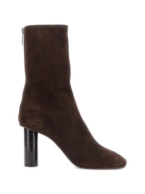Paris Texas Alice croc-effect block-heel ankle boots Brown PX2030XV003