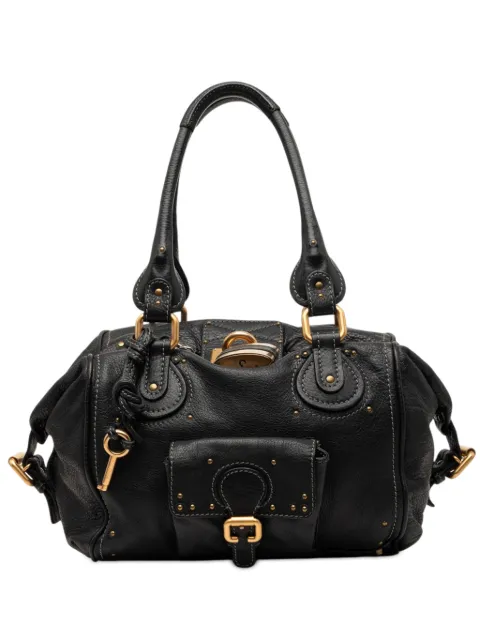 Chloé Pre-Owned 2011 Leather Paddington shoulder bag Black EHA3U9B5Q3FE3XIZ