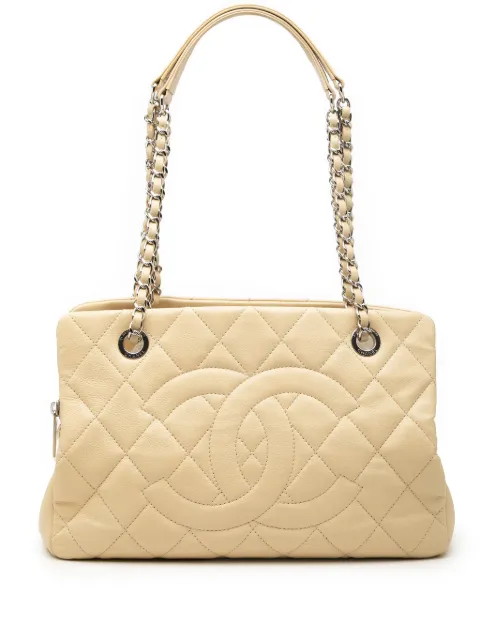 CHANEL Pre-Owned 2011 Petite Caviar Timeless tote bag White 962ELH7W1AAY0W1I
