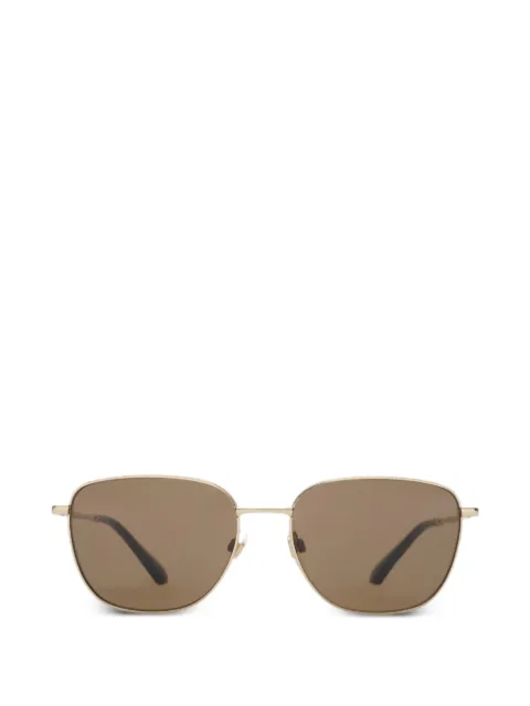 Burberry metal Check square sunglasses Gold 4085482