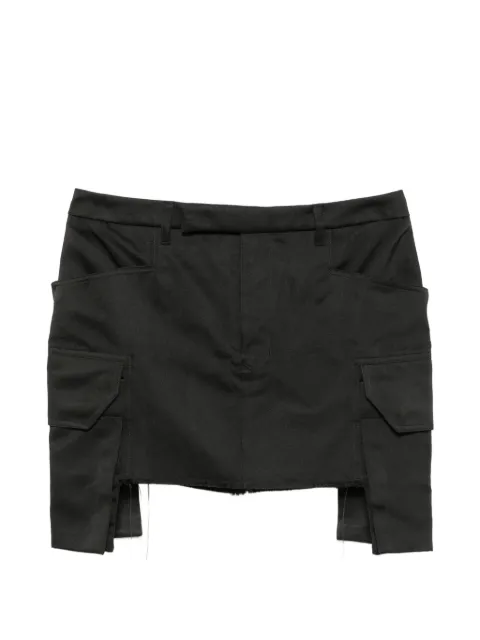 Rick Owens Firbanks cargo mini skirt Black RP01F6387THD