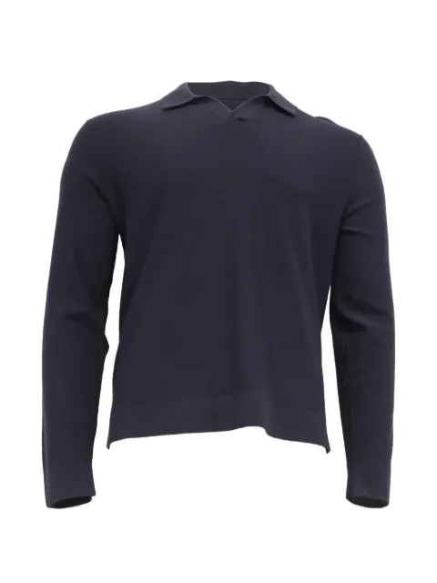 Theory knitted collared sweater Blue RFCPUUSCL740610M
