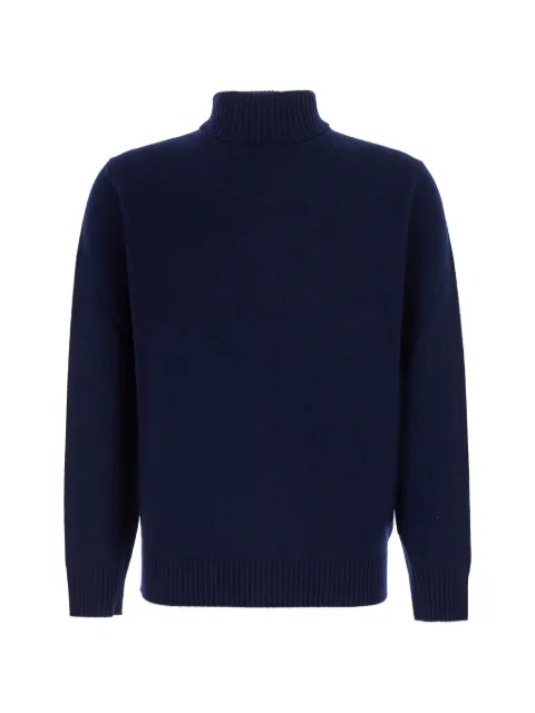 Kangra roll-neck ribbed-trim sweater Blue 410005692