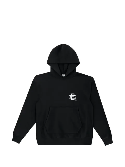 ERIC EMANUEL EE Basic logo-print hoodie Black EE860