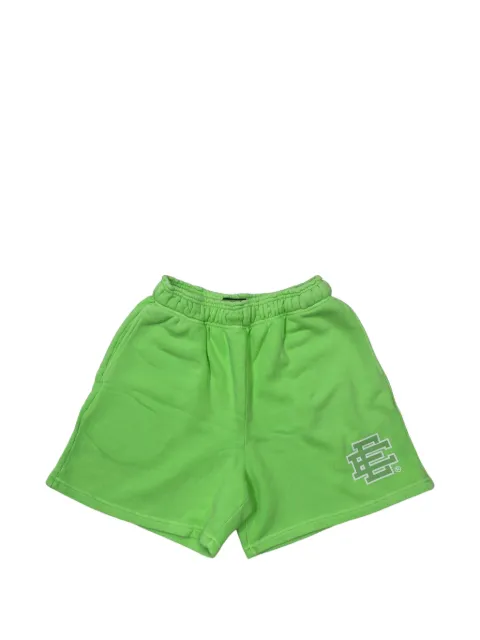 ERIC EMANUEL EE Basic logo-print shorts Green EE875