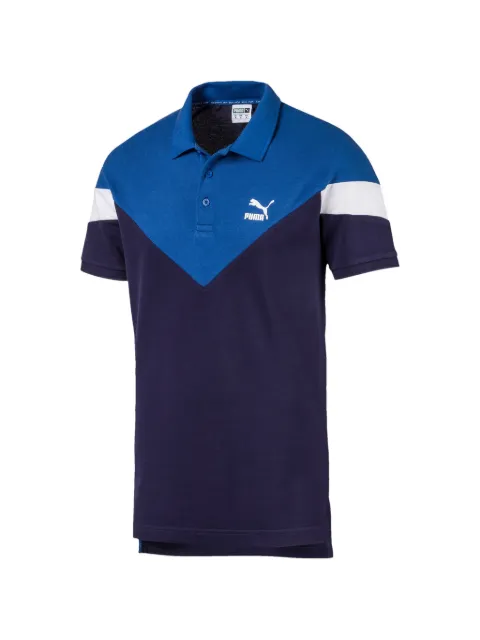 PUMA logo-detail polo shirt Blue 59530306