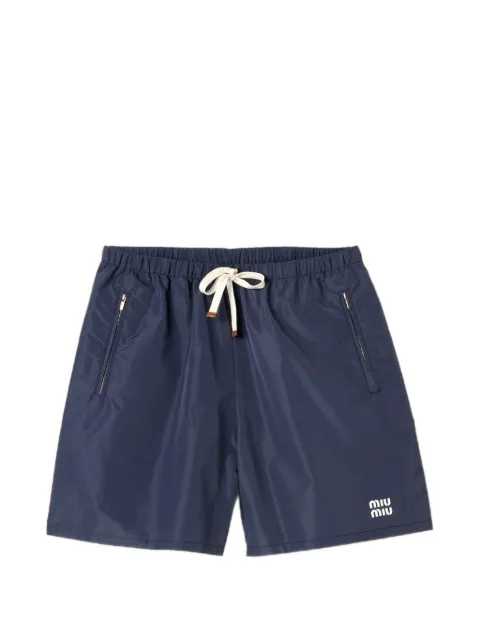 Miu Miu technical fabric bermudas Blue MP2027SOOO121I