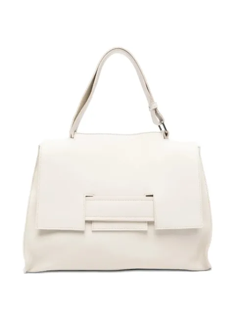 SOMMET My Way S structured leather small shoulder bag Neutrals MYWAY