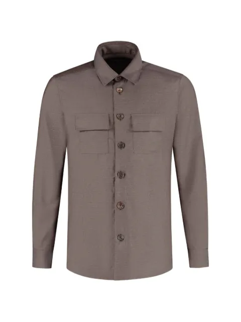 Kiton Buba shirt jacket Brown 1000UMCBUBAK0626G11001