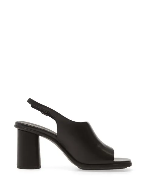 ECCO leather slingback sandals Black 23331301001