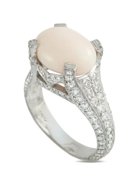 LB Exclusive conch pearl and diamond ring Silver MF11050126