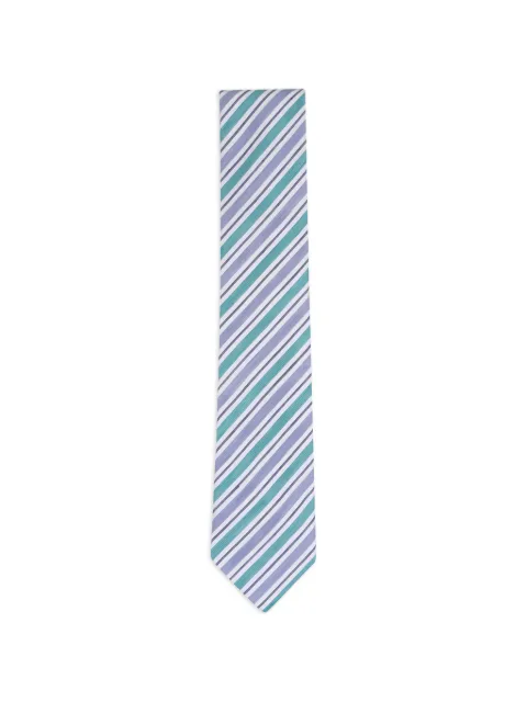 Zegna striped tie White Z3E74TA31P8TE1