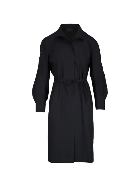 Akris belted cotton-gabardine dress Black 7601439500092228009