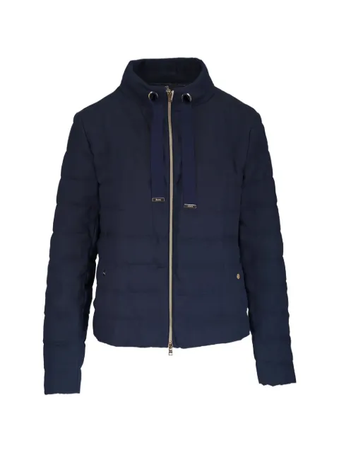 Herno quilted drawstring jacket Blue PI002220D17105