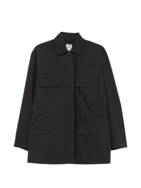 TOTEME collared drawstring jacket black Black 263WRO0325FB0427001