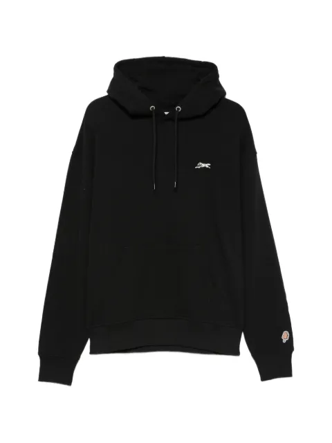 ICECREAM graphic-patch drawstring hoodie Black ICPH26231