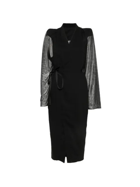 Rick Owens Cyclops padded-shoulder coat Black RP01F6908WTJWR