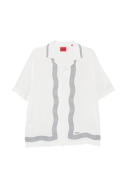 BOSS short-sleeves shirt White 50566051