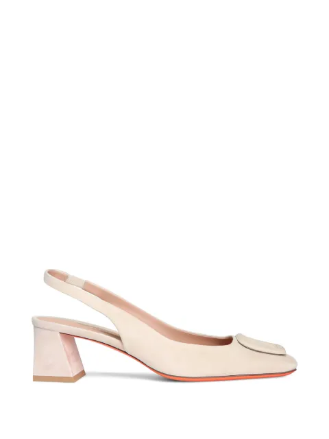 Santoni buckle-detail slingback sandals Neutrals MARTA50CHMGDE11