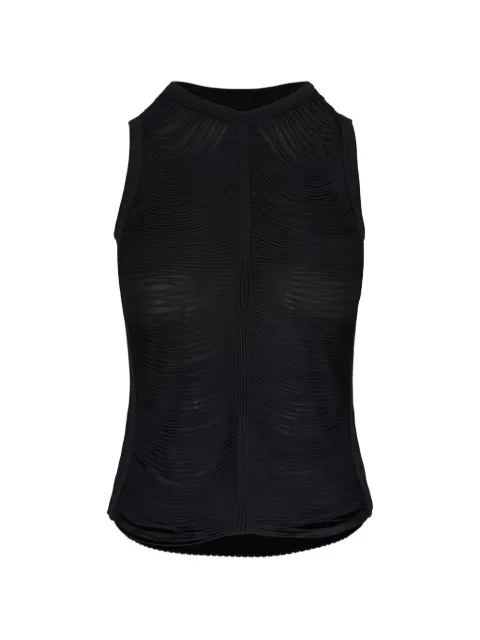Akris fringed-embellishment top Black 7601504700325015009