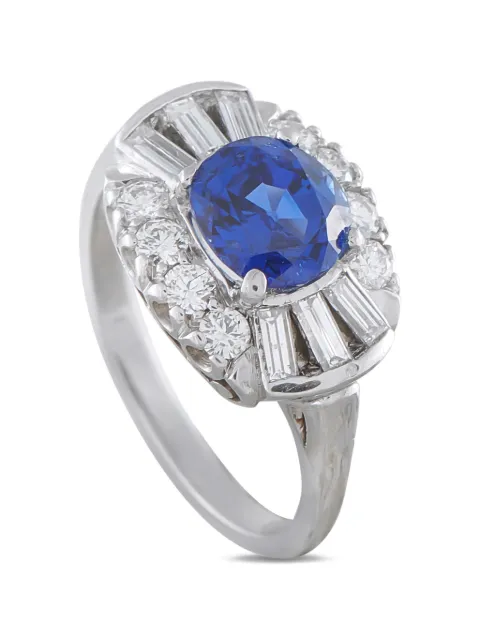 LB Exclusive sapphire and diamond ring Silver MF34050126