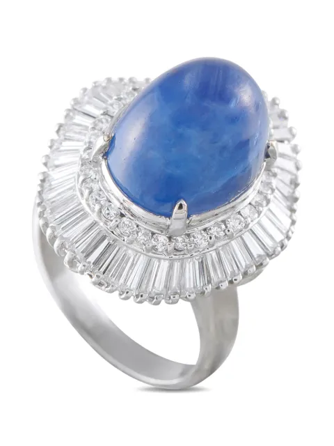 LB Exclusive sapphire and diamond ring Silver MF07050126