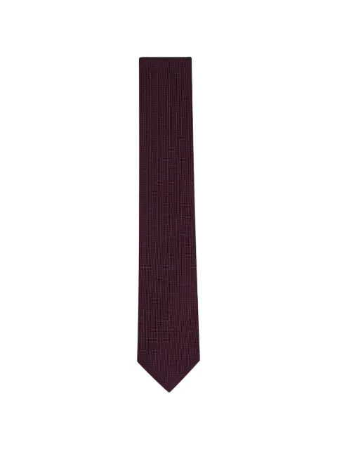 Zegna textured silk tie Red Z3D00TA31P8