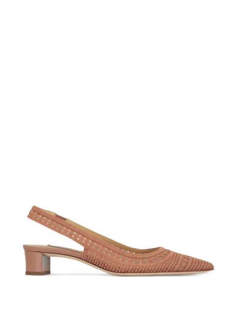 Arteana Trieste crochet-knit slingback sandals Pink SS26TRITERSP35