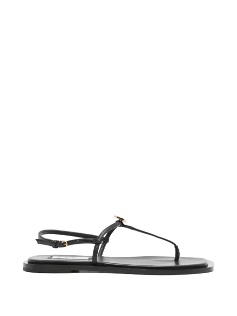 TOTEME T-bar square-toe sandals Black 263WAS0336LE0210