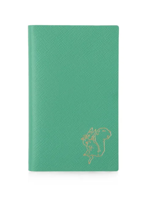 Smythson x Peter Rabbit and Friends Panama leather notebook Green 1206270