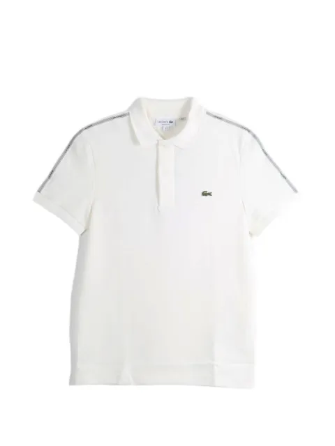 Lacoste logo-tape polo shirt White PH0897