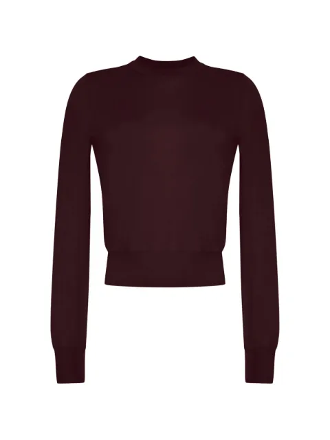 Adam Lippes Didion fine-knit sweater Red R26612AI