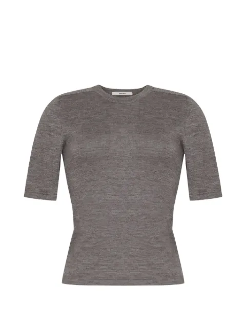 Adam Lippes Felix short-sleeve sweater Grey R26602AI