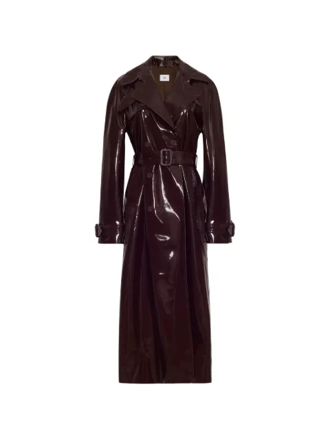 Adam Lippes Edo belted trench coat Purple R26904LQ
