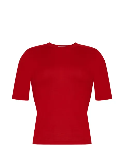Adam Lippes Felix short-sleeve sweater Red R26602AI
