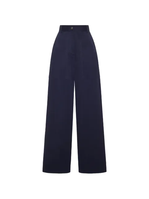 Adam Lippes Jasper wide-leg trousers Blue R26525CT