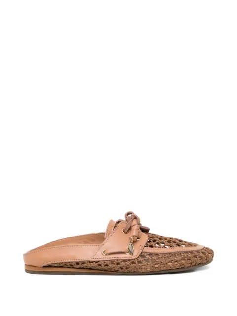 Ancient Greek Sandals Naveta mules Brown NAVETA