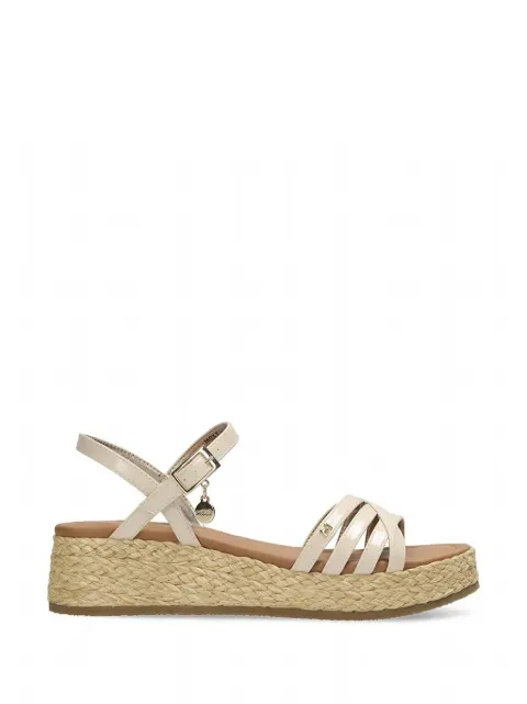 MEXX woven-platform buckled sandals Neutrals MI001602361W