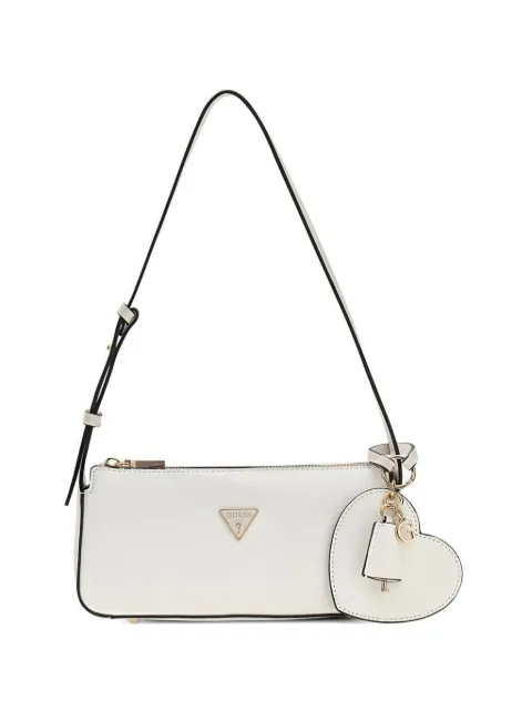 GUESS USA Isobel heart-pendant shoulder bag White HWBG9932720WHI