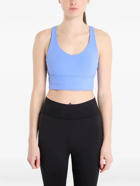 adidas criss-cross back sports bra Blue HZ0873