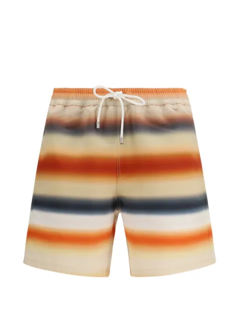 LOEWE x Paula's Ibiza striped swim shorts Orange H616486X46