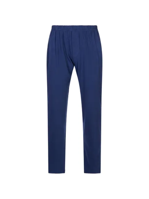 Kiton elasticated-waistband pajamas trousers Blue UNWT006K0727H