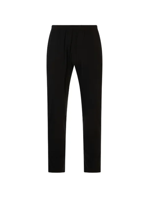 Kiton logo-embroidered pajamas trousers Black UNWT006K0727H