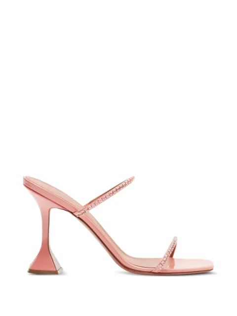 Amina Muaddi Gilda crystal-embellished sandals Pink 16S365903GIL